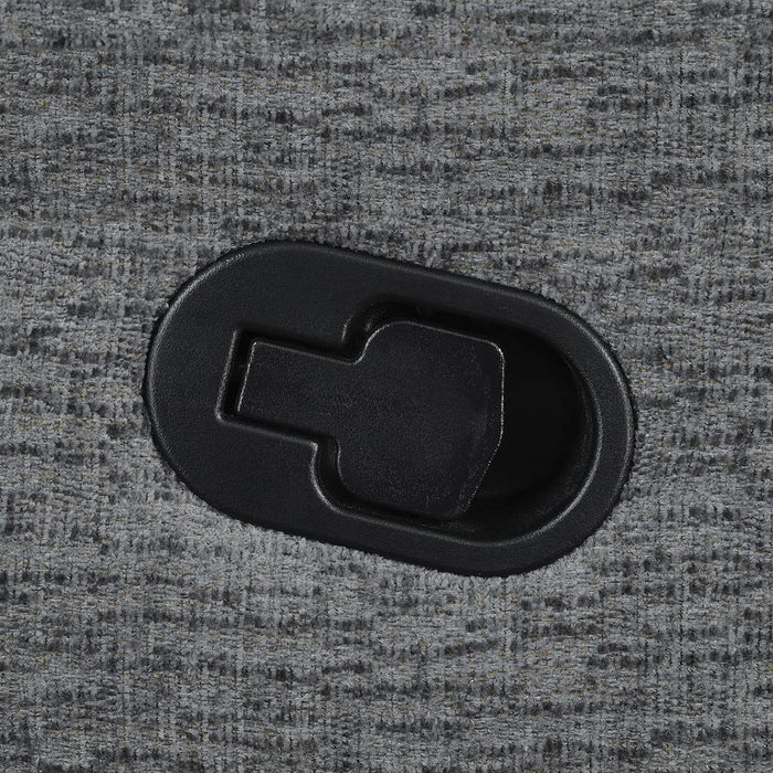 Bahrain Upholstered RAF Recliner Charcoal