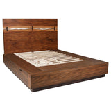Beverly - 5 Piece Eastern King Bedroom Set - Walnut