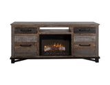 Loft - 70" Fireplace - Dark Gray