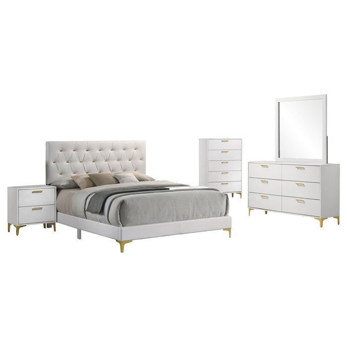 Kendall 5-piece California King Bedroom Set White