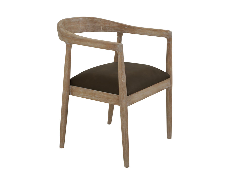 Teak - Chair - Ivory White