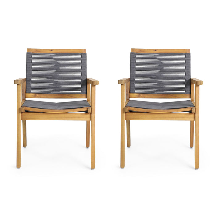 Outdoor Rope Dining Chair (Set of 2)