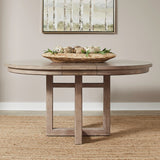 Proximity Place - Pedestal Table - Barley Buff