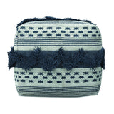 Bowden - Square Pouf Ottoman - Gray