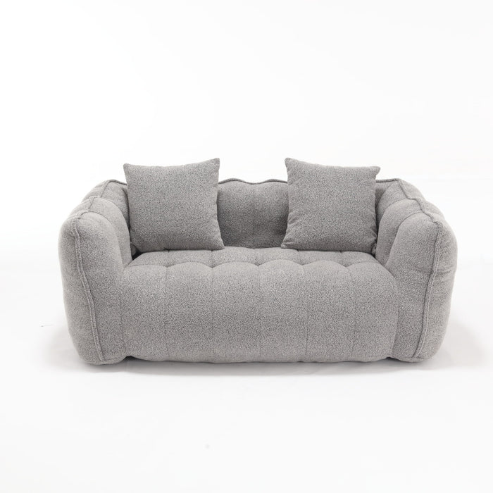 Cozy Beanbag Chair With High Resilience Foam Core For 2