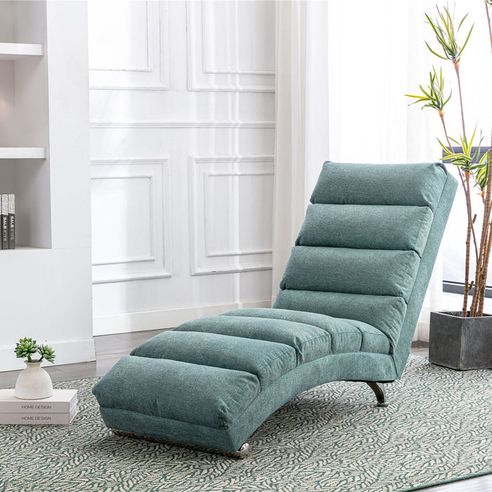 Massage Chaise Lounge Indoor With Remote Control, Ergonomic Electric Massage Lounger
