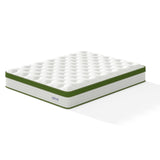 Snooze Mattress Company Glacier - 12" Euro Top Medium Hybrid Mattress With Independently Encased Coils & Gel Memory Foam