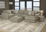 Amelia - Cocktail Ottoman - Chalk
