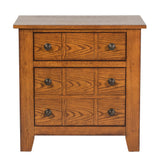 Grandpas Cabin - Nightstand - Aged Oak