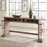 City Scape - Console Bar Table - Burnished Beige
