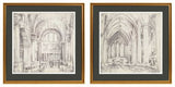 Downyard - Wall Art Set (Set of 2) - Black / Beige