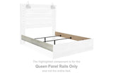 Cambeck - Queen Panel Rails - Whitewash