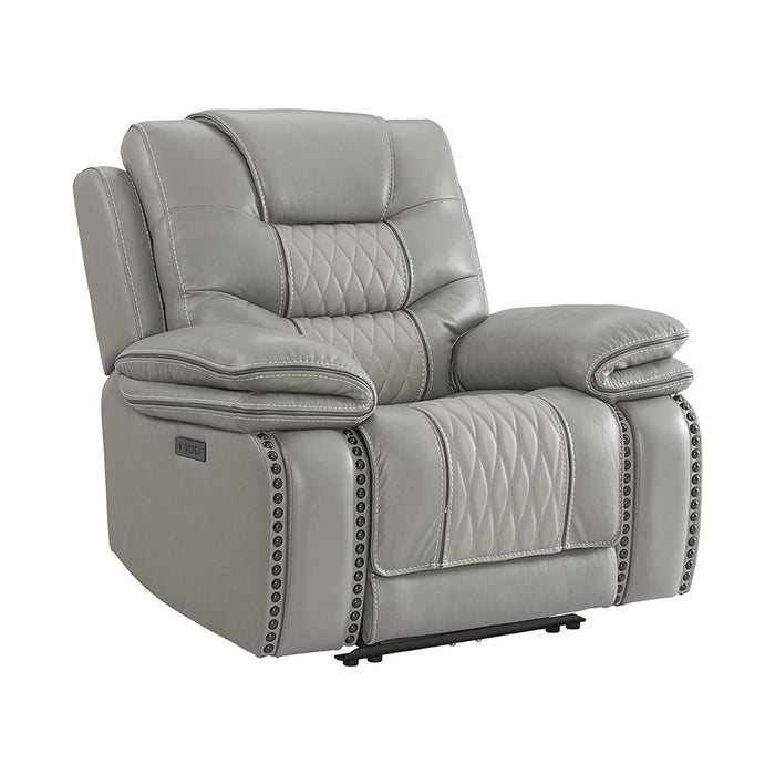 Cody - Dual-Power Recliner - Santorini Solana