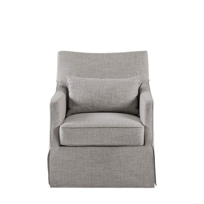 Traditional Design London Skirted Swivel Chair