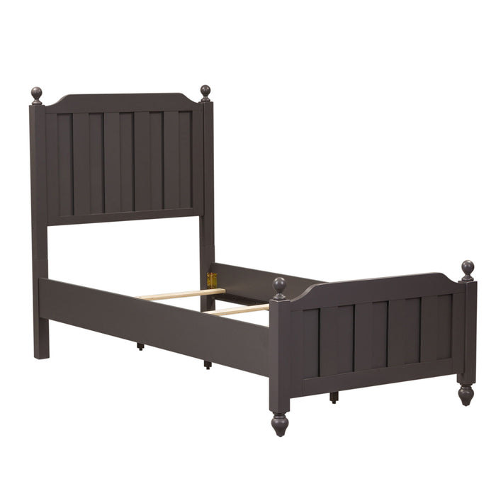 Cottage View - Twin Panel Headboard & Footboard - Dark Gray