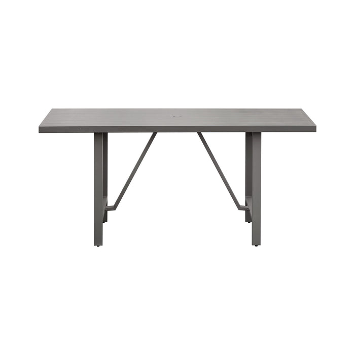 Navarro - Outdoor Dining Counter Table - Mocha