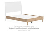Cielden - Queen Panel Footboard With Rails - Tan