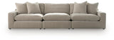 Maxton Heights - 3-Piece Sectional Sofa - Pebble