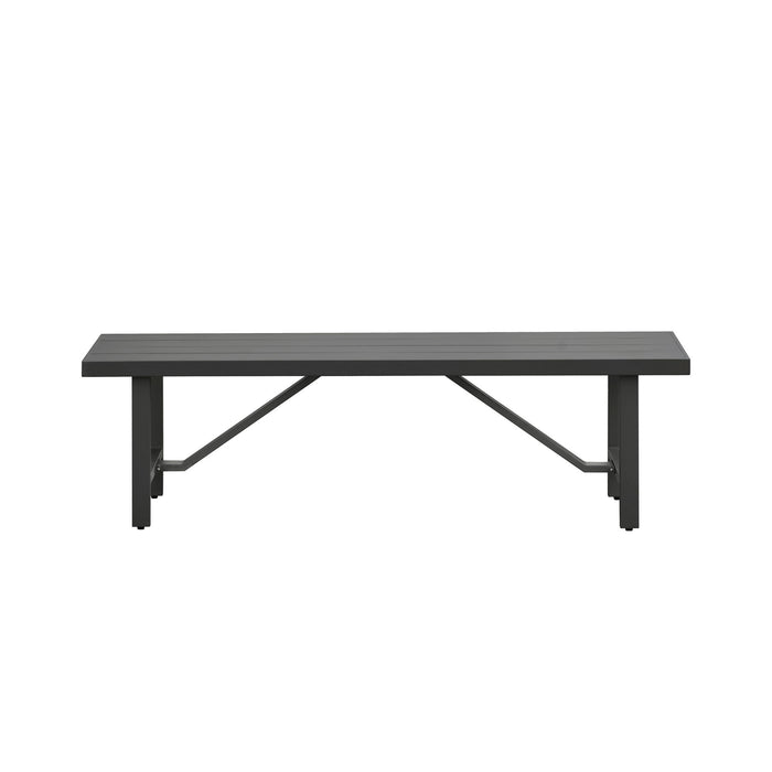 Navarro - Outdoor Dining Bench - Mocha