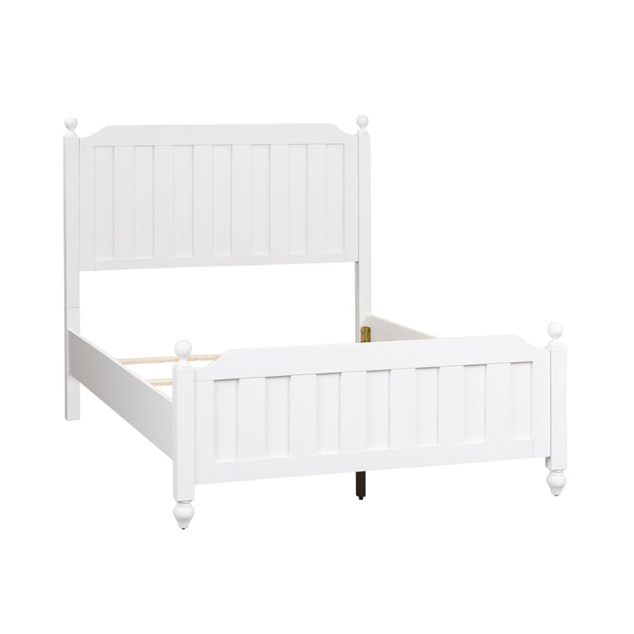 Cottage View - Full Panel Headboard & Footboard - White