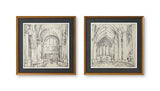 Downyard - Wall Art Set (Set of 2) - Black / Beige