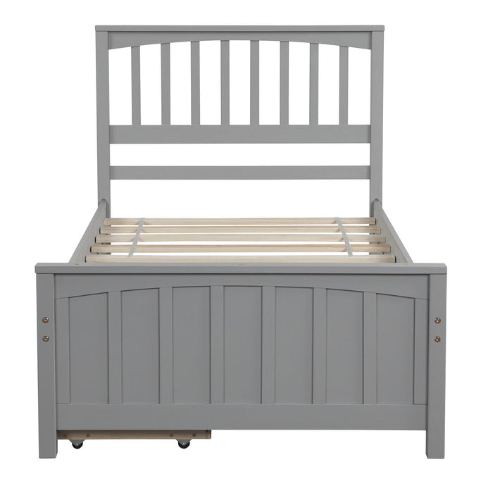 Platform Bed With Two Drawers