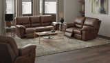 Stetson - Power Lay Flat Reclining Loveseat - Canyon