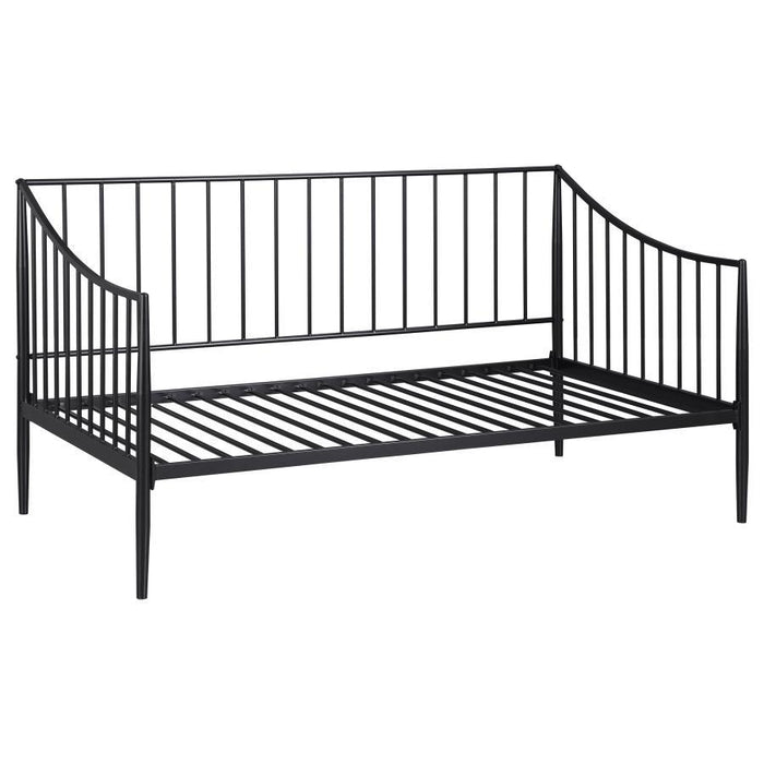 Newbury - Metal Twin Daybed Bed Frame - Matte Black