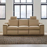 Armon - Sofa With Power Footrest & ZG - Oslo Fawn