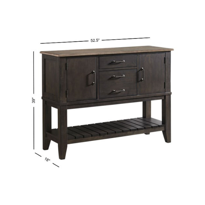 Beacon - Server - Charcoal / Walnut