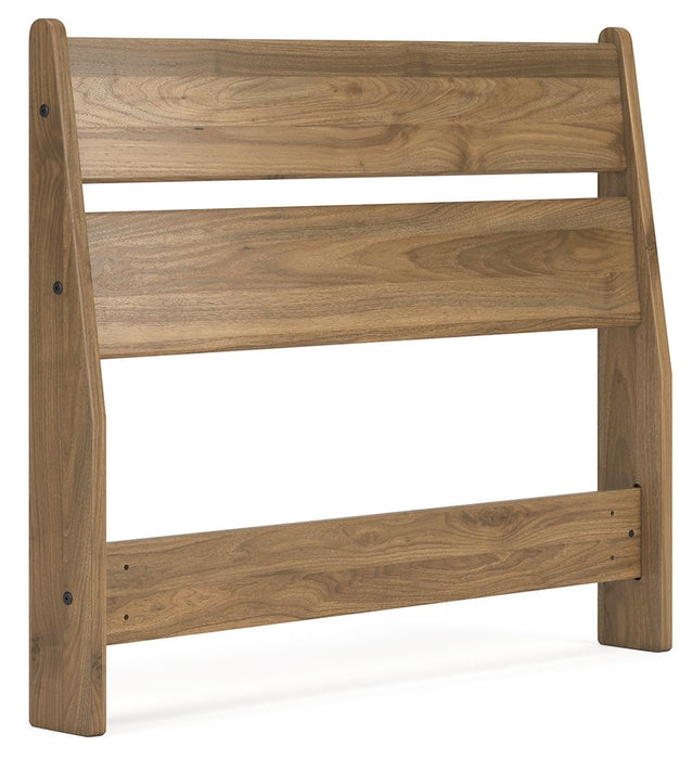 Deanlow - Twin Panel Headboard - Honey