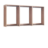 Devi - Wall Mounted Wood Closet System, Modular Units