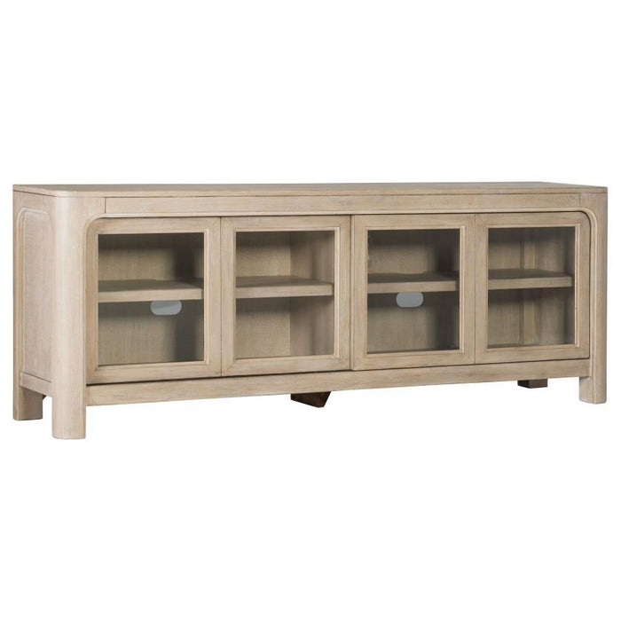 Solano - 71" 2-door TV Stand Media Console - Weathered Mango