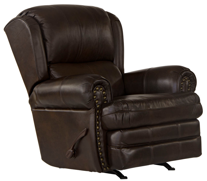 Roberto - Rocker Recliner - Cocoa - Leather