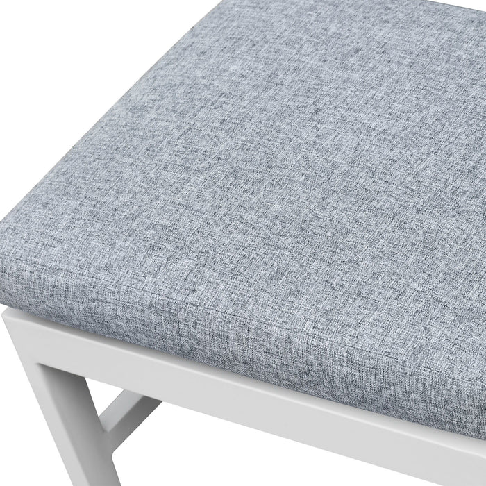 Nash - Outdoor Dining Panel Side Chair - Buff