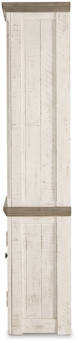 Havalance - Left Pier Cabinet - Brown / Beige