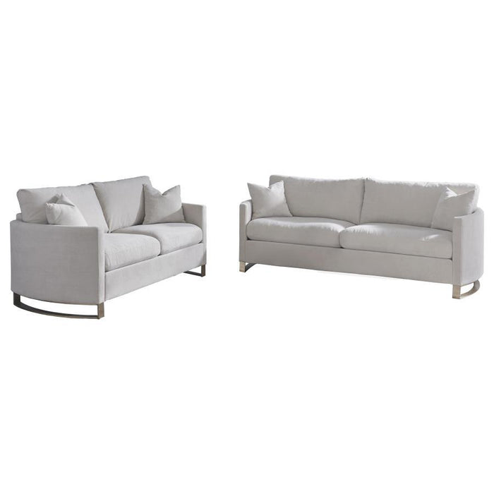 Corliss - Upholstered Arched Arm Sofa Set