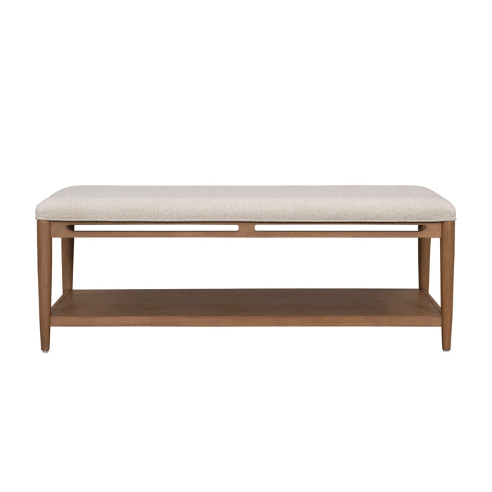 Verona - Rectangular Coffee Table - Beige / Dark Brown