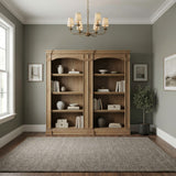 Reynolda - Bunching Bookcase (Set of 2) - Camel Beige