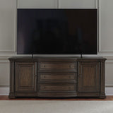 Providence Park - 78" TV Console - Chateau Brown