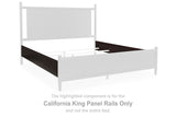 Dantenton - California King Panel Rails - Merlot
