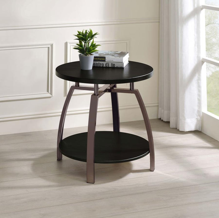 Dacre - Round Engineered Wood Top Table