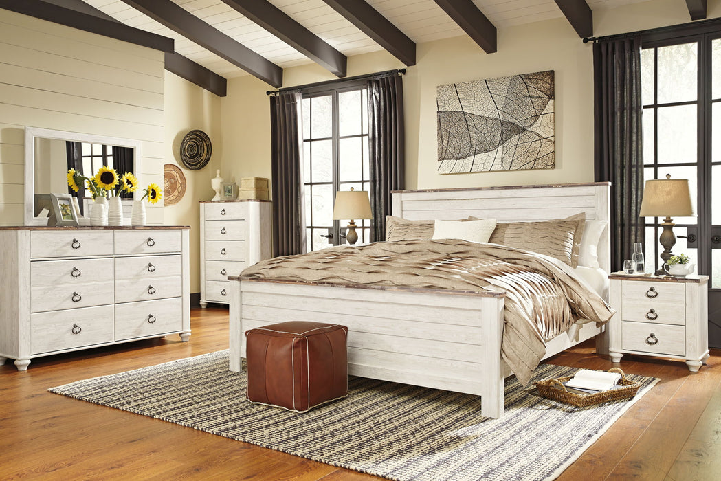 Willowton - Panel Bed