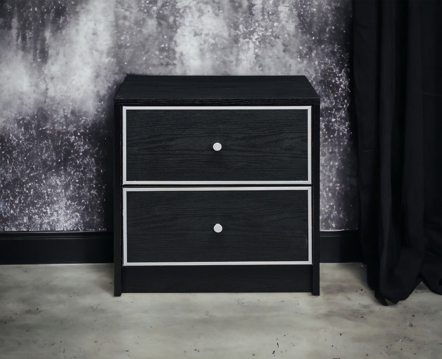 Jabir - Accent Table - Black / Silver