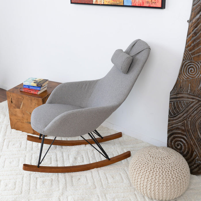 Chloe - Mid Century Modern Rocker Livingroom And Bedroom Chair
