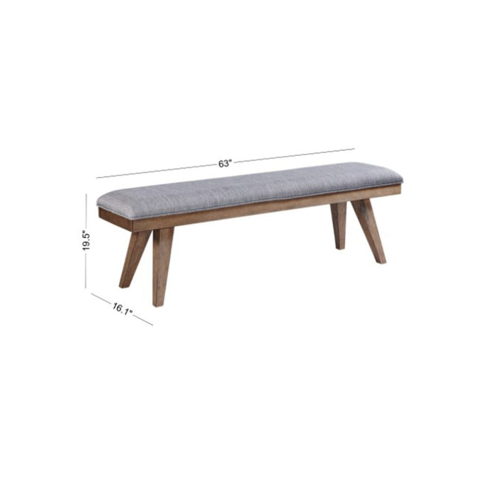 Oslo - Backless Bench - Weathered Chestnut