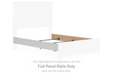 Bostwick Shoals - Full Panel Rails - White