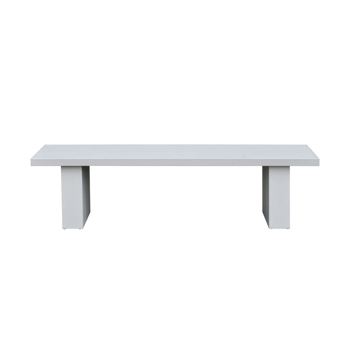 Nash - Outdoor Dining Bench - Buff