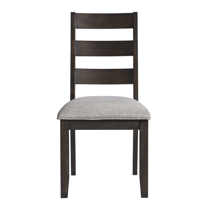 Beacon - Ladder Chair - Charcoal / Walnut