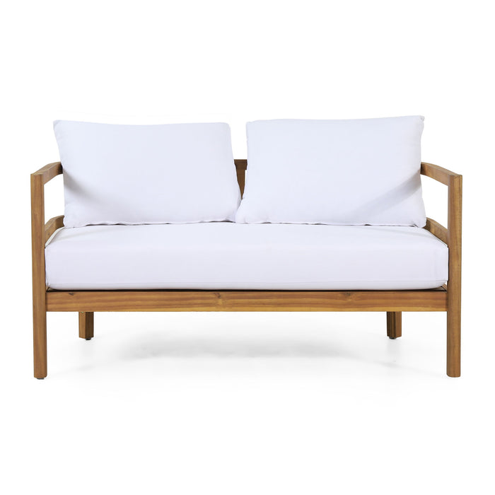 Outdoor Furniture With Coffee Table, Patio Conversation Set Deep Seating With Soft Cushion